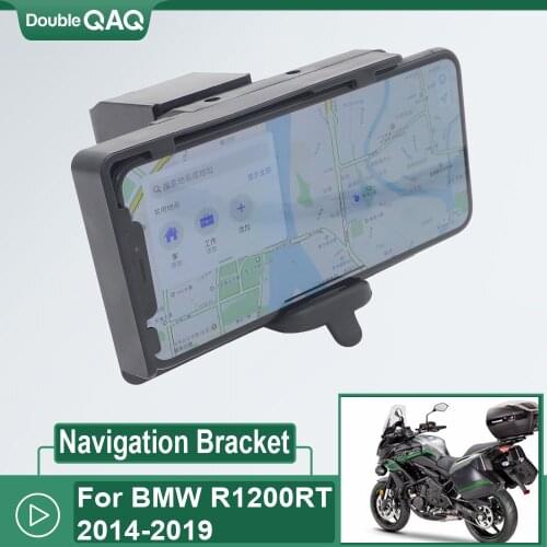Motorcycle navigation bracket For BMW R1200RT R1250RT handheld gps navigator usb charger Phone Navigation holder