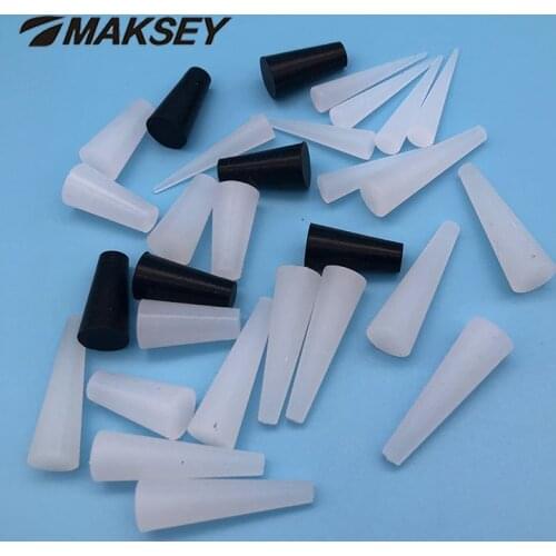 MAKSEY High Temp Silicone Rubber Plug for Paited Blasting Powder Coating Hole Masking M2 M3 M4 M5 M6 Surface finish Masking