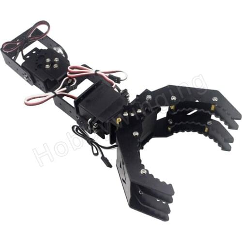 4DOF-A Robotic Arm Manipulator Robot Claw Metal Holder bracket with LDX-335MG LD-1501MG Digital Servo Kit for Smart Car Race