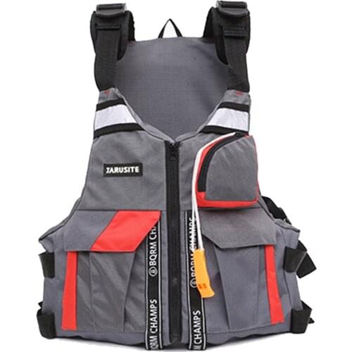 Fly Fishing Vest Multi Function Mesh Safety Life Jacket Waistcoat Survival Utility Vest Reflective Adjustable Colete Salva-Vidas