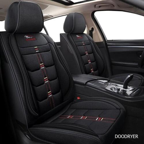 DOODRYER flax car seat cover For skoda kodiaq rapid spaceback octavia 2012 fabia 2 felicia KAROQ accessories seat covers
