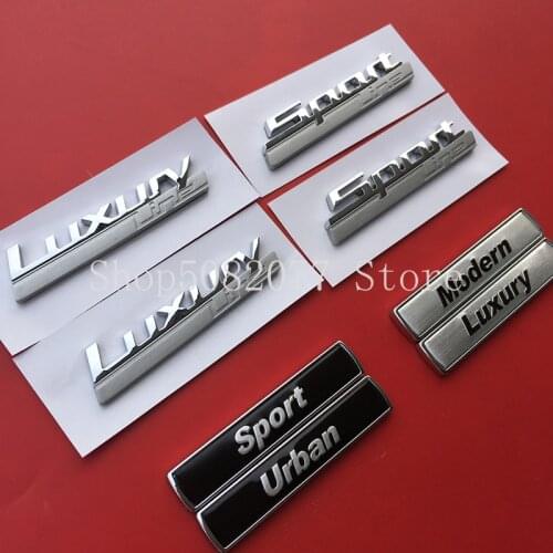 New Luxury Sport Line Fender Emblem for BMW 730 740 750 750Li Urban Modern M Performance Gran Coupe Bar Logo Car Styling Sticker