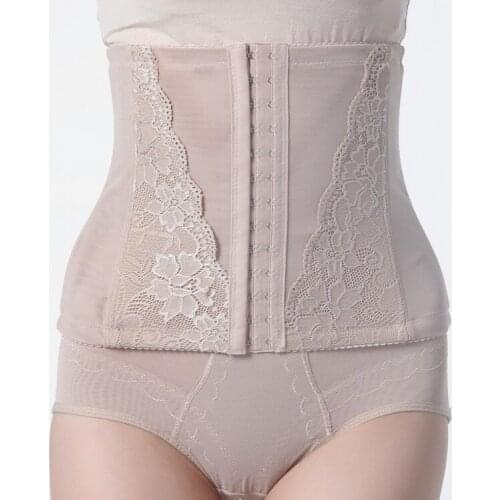 2019 New Women Girdle High Waist Cinchers Lace Corsets Waist Trainer Shaper Panties Slimming Butt Lifter Control Slips Pants
