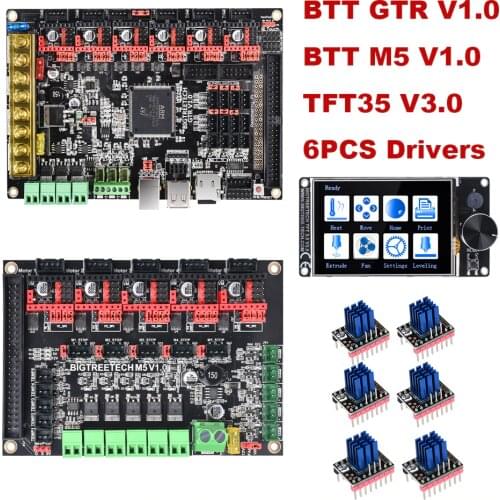 BIGTREETECH GTR V1.0 Control Board+M5 V1.0+TFT35 V3.0+TMC2208 TMC2209 Driver VS SKR V1.4 V1.3 GEN L For Ender3 3D Printer Parts