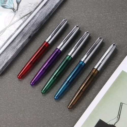 Luxury Quality 017A Retro Business Office Fine Nib Fountain Pen Stationery Student School Ink Pens
