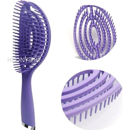 Hair Brush Detangling Brush Scalp Massage Hair Comb Detangler Hairbrush for Dry Wet Curly Hair Home Barber Accessories