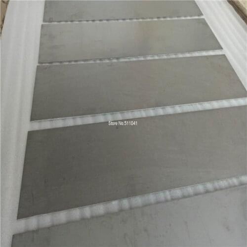 4 pieces Titanium metal Ti Gr1 Grade1 0.8mm Thin Plate Sheet titanium 0.8mm x380x1200 mm, wholesale price