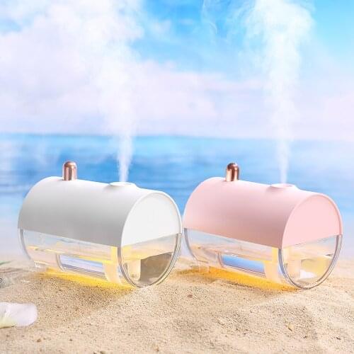LED Light USB Ultrasonic Humidifier Essential Purifier Atomizer Diffuser Mist Maker Home Office Night Lamp 250ML