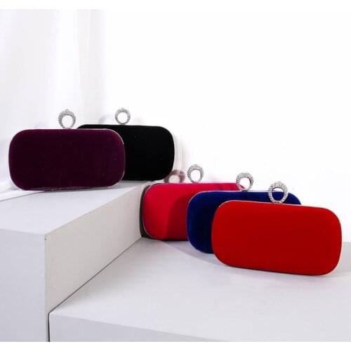 XIYUAN Vintage Women party cocktail Evening shoulder bag Clutch Bags Bridal Wedding Rhinestones Purses Party Cocktail Handbags