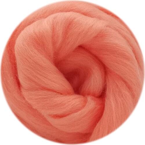 100g Wool 19 Microns Needle Felting Wool Super Soft Natural Wool Wool Roving Hand Dyed Wool Needle and Wet Felting Supplies (23)
