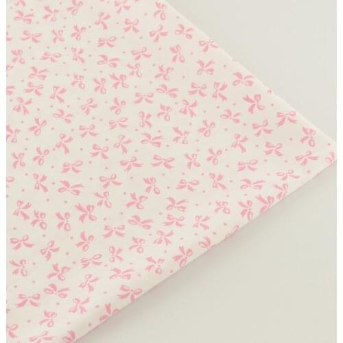 100% Twill Cotton Pink Butterfly Flower Designs Fabric Bedding Fabrics Patchwork Tissue Scrapbooking Telas