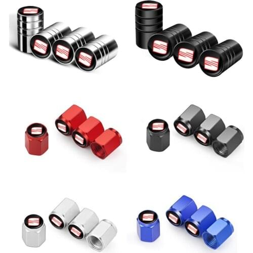 4pcs aluminum Car Tire Wheel Valve Stem Caps For seat leon ibiza Alhambra niva kalina priora granta largus Car Accessories