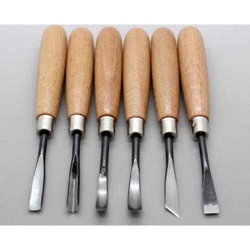6 PC Carving Wood Special Tools Hand Carving Knife Set