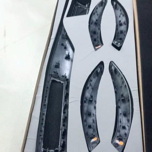 3Series F30 7pcs Replacement Real Matte Finishing Carbon Fiber with real leather Interior inside Panel Trims 12-16