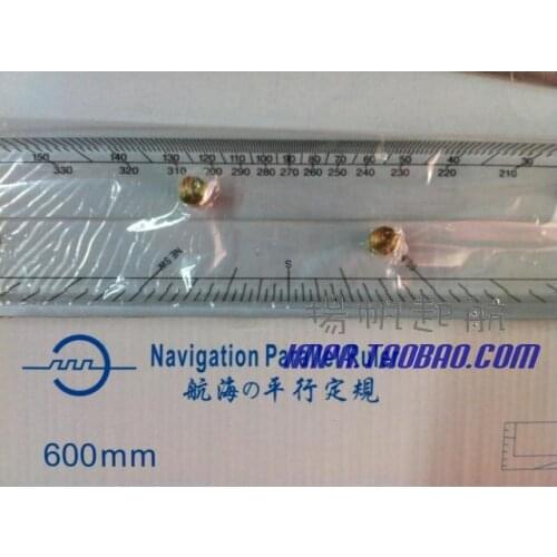 FREE SHIP Marine parallel ruler nautical charts parallel ruler parallel ruler points to pull parallel ruler 600MM