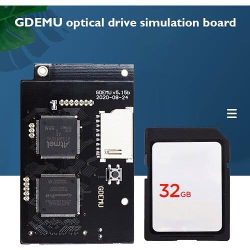Free Disk Optical Drive Simulation Board Module for GDEMU DC Dreamcast Game Console Machine Parts with 32GB SD Card
