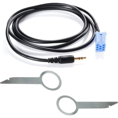 Biurlink Car Radio Aux-In Adapter Cable Line MINI ISO 8Pin for VW Passat AUDI