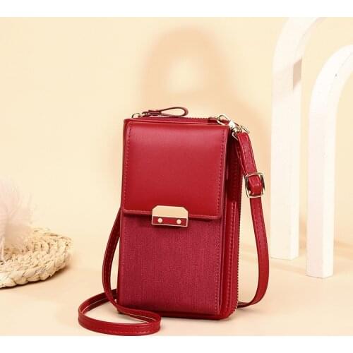 Brand Designer Phone Pocket Small Shoulder Bags for Women Pu Leather Female Crossbody Bag Ladies Mini Messenger Purse