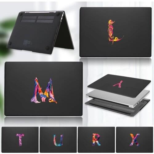 For HUAWEI MateBook (13 Intel/13 AMD 2020)/MateBook X Pro 13.9 2019/MateBook 14 D14 D15 Anti -cratch Painting Letter Laptop Case