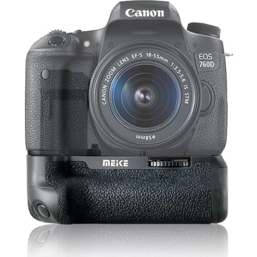 Meike - Wireless Remote Control Battery Grip, Grip Holder for Canon EOS 760D / 750D, MK760D Pro MK-760D Pro 2015G, 2.4 New