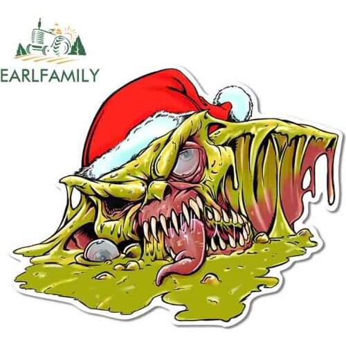 EARLFAMILY 13cm x 10.4cm for Melted Gremlin Car Stickers Anime RV Waterproof Anime Decal Bumper Cartoon Laptop Car Assessoires