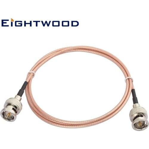 Eightwood BNC Male to BNC Male RG179 SDI Video Cable 1.5m for 4K HD SDI 3G SDI Digital Vedio Camera Monitor Recorder Converter