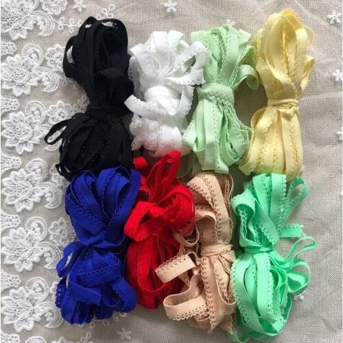 10 Meters Elastic Black White Skin Lace Trim Lace Ribbon Band For Sewing Crafts Underwear Decoration Lace Handmade Accessory DIY