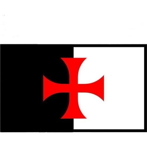 Hot Sell Creative Car Sticker Cross Templar Knights Shield Car Window Motorcycle Decal Vinyl Sunscreen Anti-UV PVC