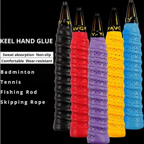 Keel Hand Glue Sweat Grip Tape Sports Badminton Tennis Handles Sweatband Fishing Rod Skipping Rope Handle Non-slip Sweat Band