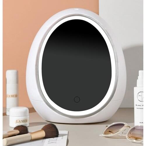 Cosmetic Design Storage Box White Minimalist Lipstick Vanity Organizer Perfume Skincare Desktop Rangement Room Organizer HX50ST