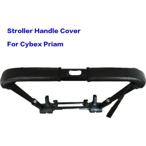 New Leather Pu Cover For Cybex Priam Stroller Handles Protective Cases Cover Armrest Bumper Covers Handle Pram Bar Accessories
