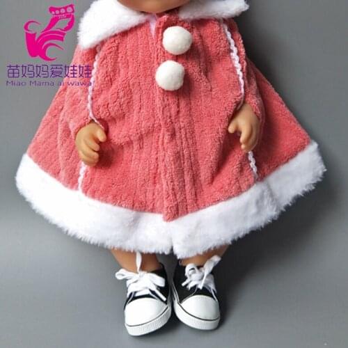 Baby Dolls Winter Cloak Coat Windbreaker Fit for 18 Inch Doll Thick Fashioin Outwear Dress Girl New Year Gift