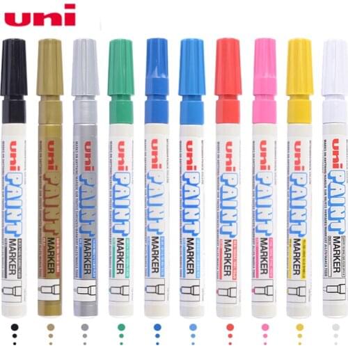 6pcs UNI Marker Paint Pen PX-21 Fine Head Wedding Signature Pen Touch Up Pen Graffiti Pen In The Word Permanent Marker