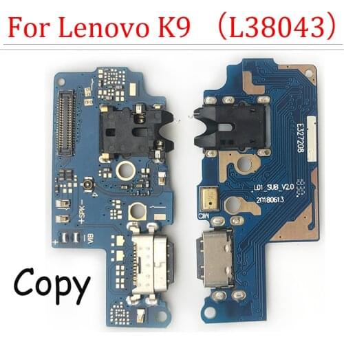 New USB Port Charger Dock Plug Connector Charging Board FLex Cable Mic Microphone Board For Lenovo K9 L38043