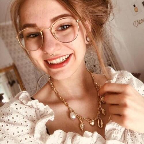 Wholesale Jewelry Shell Chain Necklace for Women Conch Pendant Necklace Natural Beach Choker Statement Jewlery