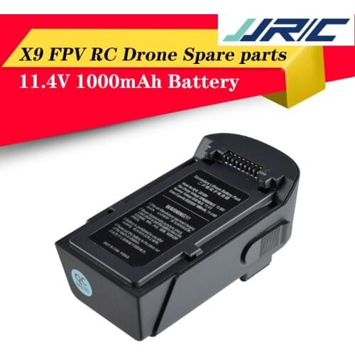 Original JJRC 11.4V 1000mAh LiPo Battery for JJRC X9 Heron WiFi FPV With HD 1080P Camera GPS Brushless RC Quadcopter Drone