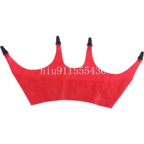 Latex Corset Suspender Belt with Adjustable Strap Tv Unisex Sissy Black /red Sexy Garter for Women