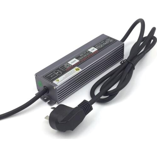 [Seven Neon]Wholesales IP67 waterproof DC12V 120W/DC24V 120W metal switch power adaptor led lighting power transformer+cable
