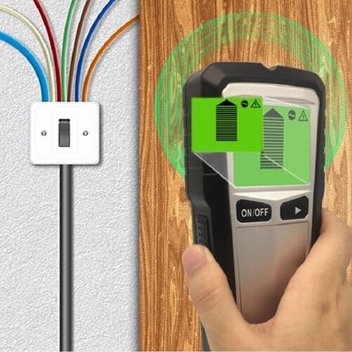 TH430 Wall Detector Digital Metal Detector Wood Finder Cable Wires Depth Tracker Undeground Studs Wall Scanner