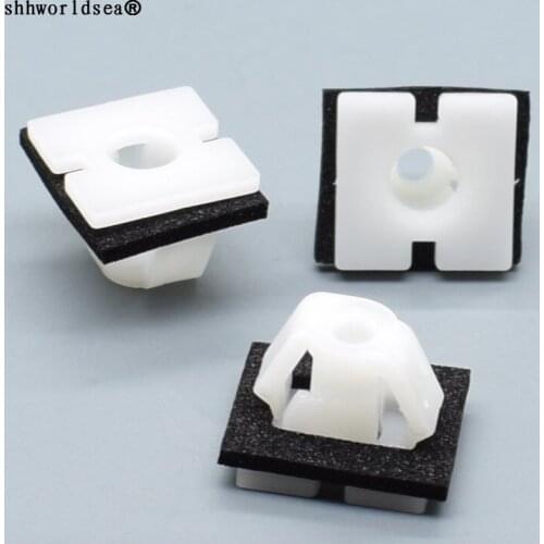 Worldgolden 100pcs auto fasteners Body Side Moulding Clip With Sealer #8 Screw Size for Hyundai#87756-3D000(877563D000)