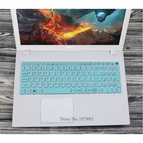 15.6 inch Silicone keyboard cover Protector for Acer Aspire E15 E 15 E5-576 E5576 V3 V15 E5-553G/575G / Aspire 3 5 7 Series