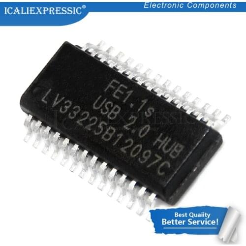 5PCS FE1.1S SSOP-28 USB 2.0 HUB SSOP28 FE11S SSOP FE1.1 SMD new and original