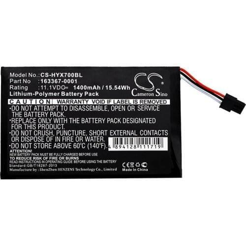 Cameron Sino 1400mAh Battery 163367-0001 for Honeywell TX700, TX800