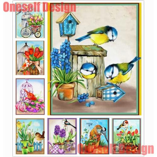 5d diamond mosaic sale flower 5d diamond embroidery full square/round animal 5d diamond painting full set bird decoration home