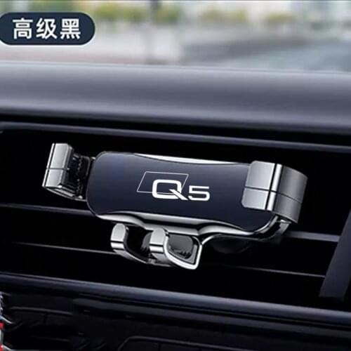 Metal Phone Holder Car Navigation Mobile Phone Holder Bracket Support For Audi Q3 Q5 Q7 Q8 car accessories