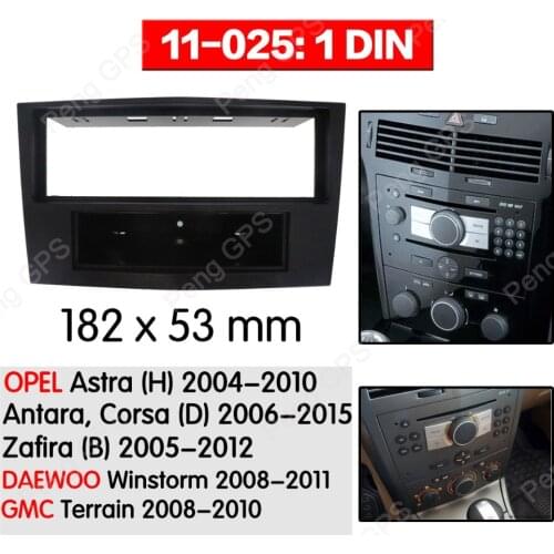 1din Car Radio stereo Fitting Fascia installation For OPEL Astra (H)/ DAEWOO Winstorm Fascias Mount Facia Mount Panel Dash Bezel