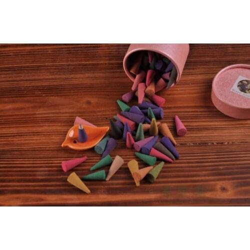 Free shipping Porcelain indoor pagoda hong cone laoshan sandalwood incense indian incense tibetan incense wormwood fragrance