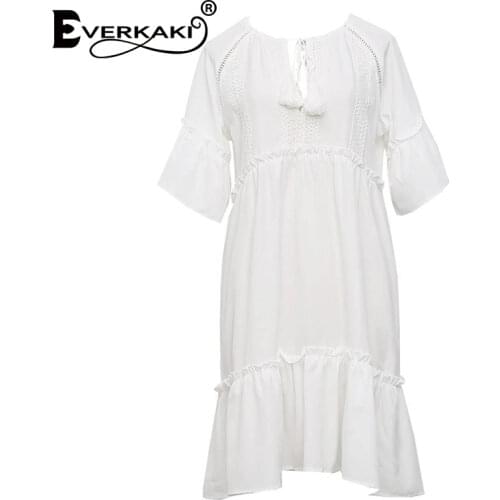 Everkaki Summer Cotton Dresses