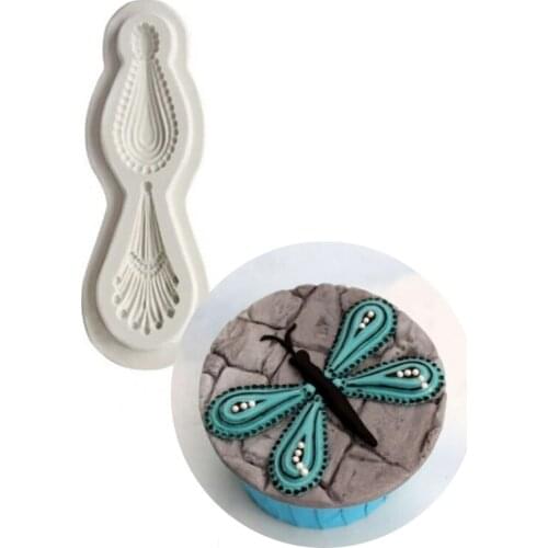 Butterfly Wings Shape 100% Platinum Silicone Sugarcraft Mould, Fondant Cake Decorating Tools Bakeware