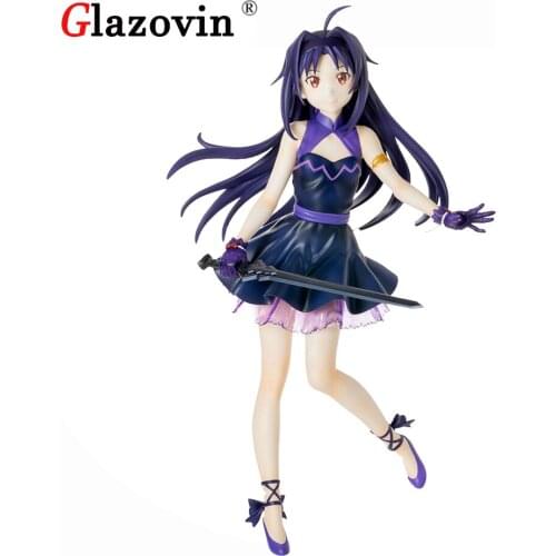 Glazovin Original Sega 25cm Sword Art Online Alicization Konno Yuuki Dress PVC Anime Action Figure Toys